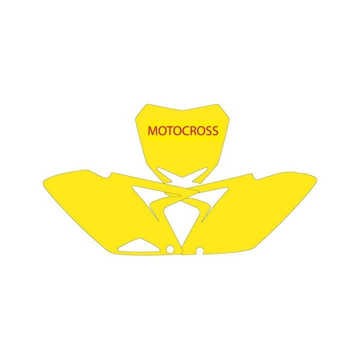 Plastiki i naklejki BLACKBIRD komplet naklejek (oklein) pod numery startowe suzuki rmz 250 '10-'16