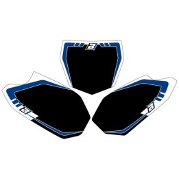 Plastiki i naklejki BLACKBIRD tła pod numery startowe yamaha yzf 450 '10-'11