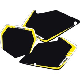 Plastiki i naklejki BLACKBIRD tła pod numery startowe suzuki rmz 450 '08-'09