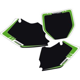 Plastiki i naklejki BLACKBIRD tła pod numery startowe kawasaki kxf 250 '06-'08