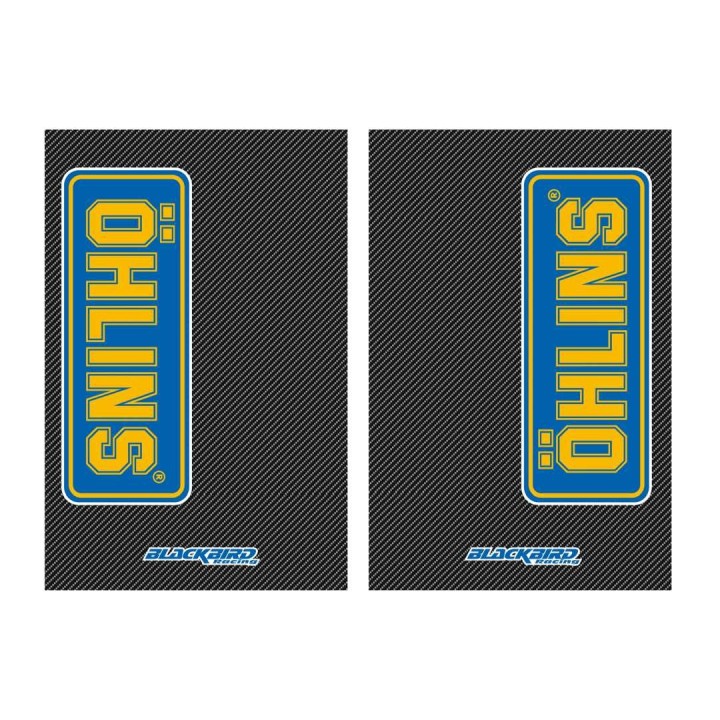 Plastiki i naklejki BLACKBIRD komplet naklejek (oklein) na teleskopy ohlins-carbon 2 szt.