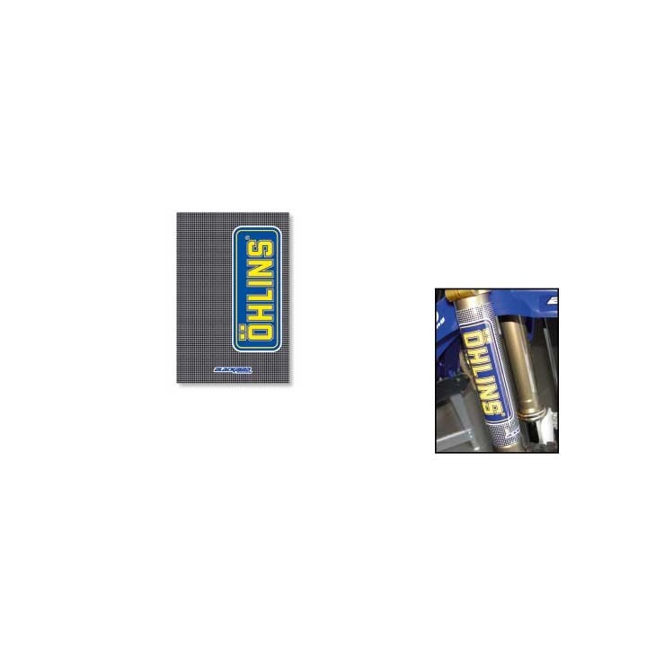 Plastiki i naklejki BLACKBIRD komplet naklejek (oklein) na teleskopy ohlins-carbon 2 szt.