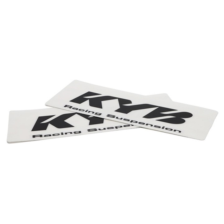Plastiki i naklejki KYB okleiny zawieszenia przedniego (kyb racing suspension)