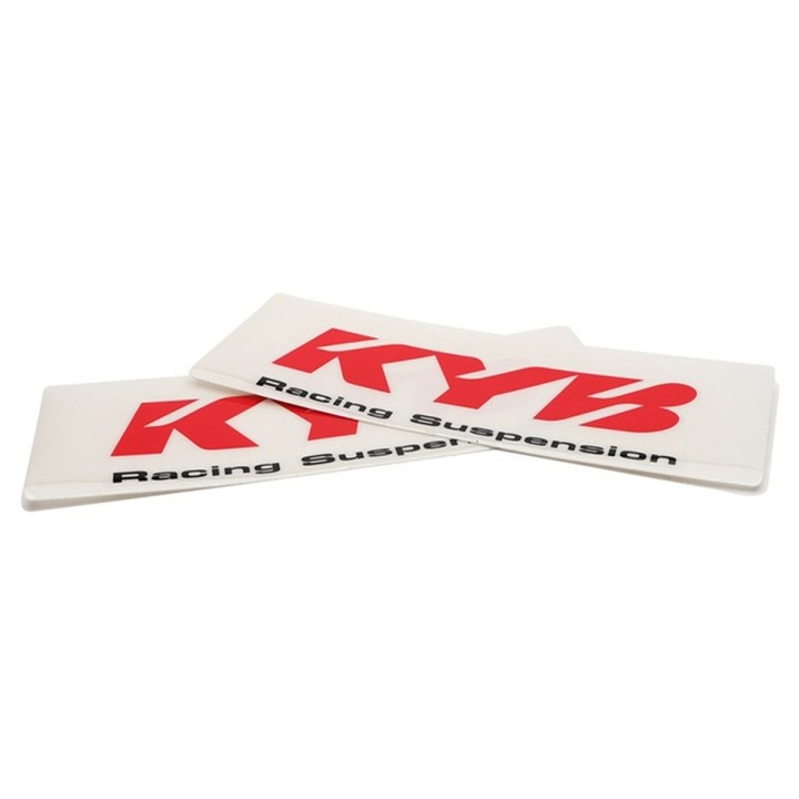 Plastiki i naklejki KYB okleiny zawieszenia przedniego (kyb racing suspension)