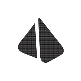 Plastiki i naklejki BLACKBIRD komplet naklejek (oklein) na puszkę filtra kawasaki kxf 250/450 '06-'08 (carbon look)