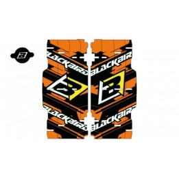 Plastiki i naklejki BLACKBIRD naklejki na osłonę chłodnicy rad louver decals sx/sxf '07-'10