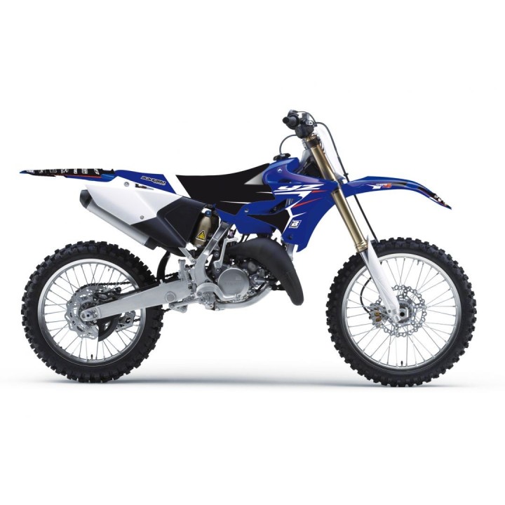 Plastiki i naklejki BLACKBIRD komplet naklejek (oklein) + pokrowiec poszycie na siedzenie yamaha yz 125/250 '15-'21 dream 4