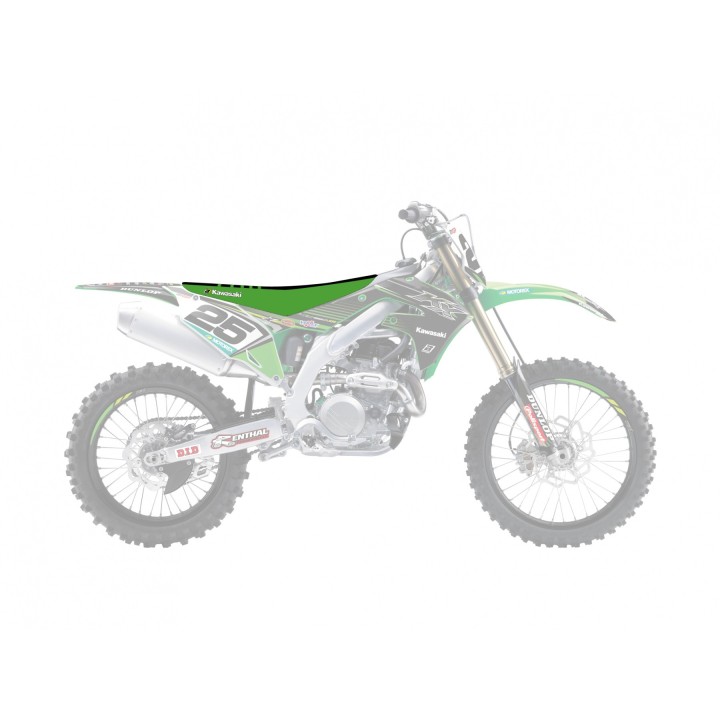 BLACKBIRD pokrowiec / poszycie na siedzenie kawasaki kxf 250 '21-'23, kxf 450 '19-'23 double grip 3