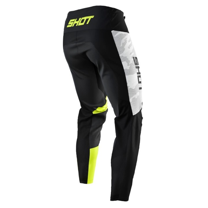 SHOT RACING WYPRZEDAŻ SPODNIE MOTO CONTACT CAMO NEON