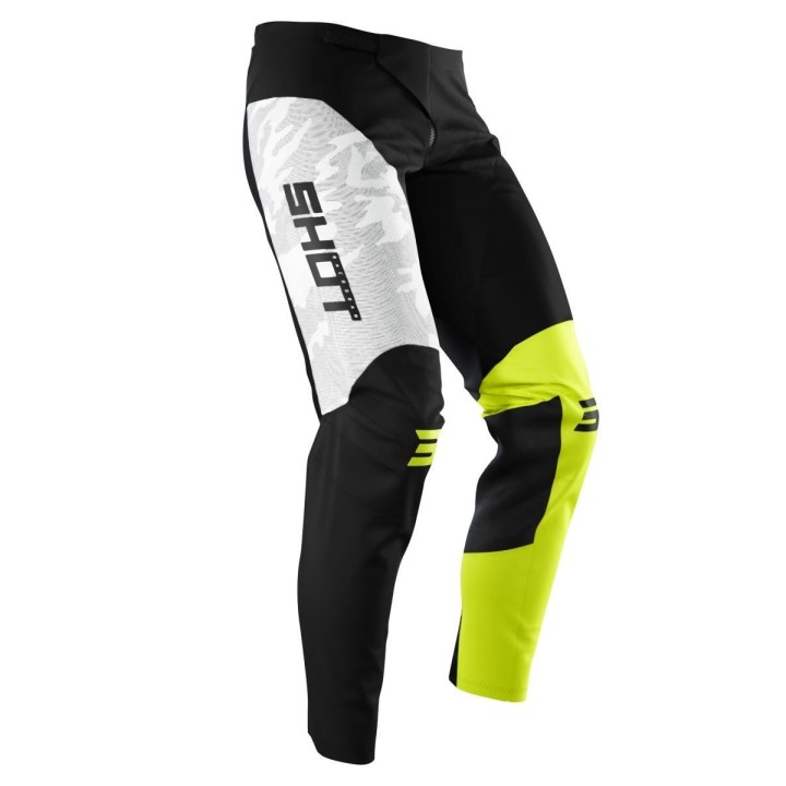 SHOT RACING WYPRZEDAŻ SPODNIE MOTO CONTACT CAMO NEON