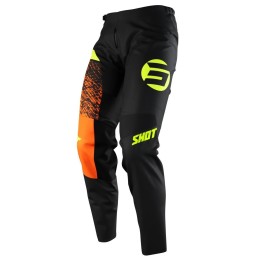 SHOT RACING WYPRZEDAŻ SPODNIE MOTO DZIECIĘCE/JUNIOR DEVO KID ROLL ORANGE
