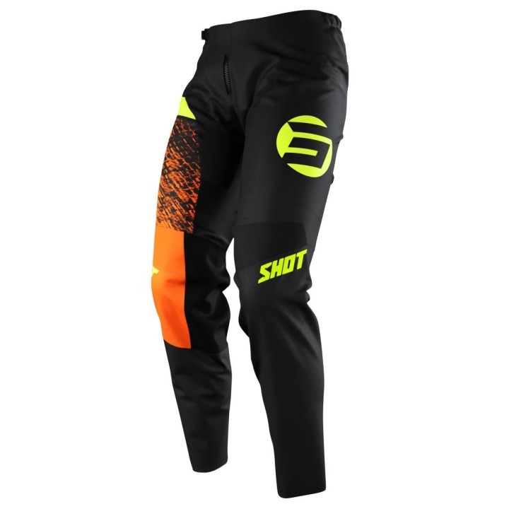 SHOT RACING WYPRZEDAŻ SPODNIE MOTO DZIECIĘCE/JUNIOR DEVO KID ROLL ORANGE