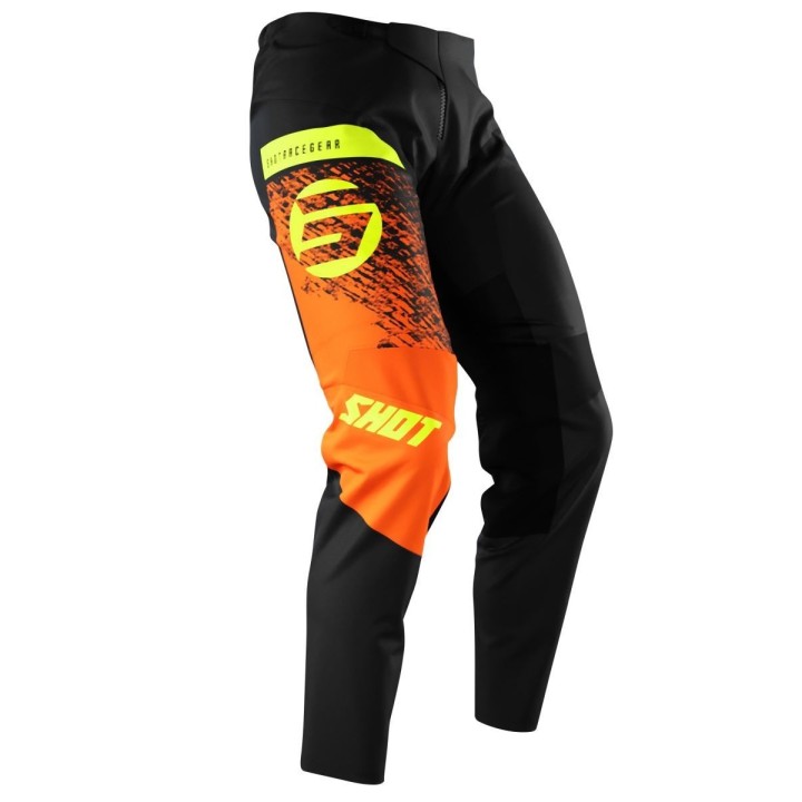 SHOT RACING WYPRZEDAŻ SPODNIE MOTO DZIECIĘCE/JUNIOR DEVO KID ROLL ORANGE