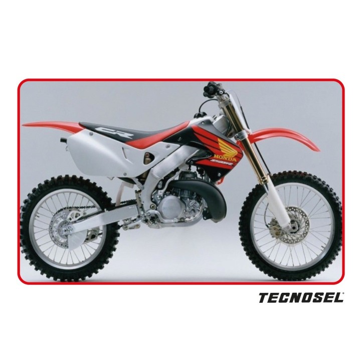 TECNOSEL (blackbird) pokrowiec / poszycie na siedzenie honda cr 125 '98-'99, cr 250 '97-'99, replica oem honda '98, czarny/czer…