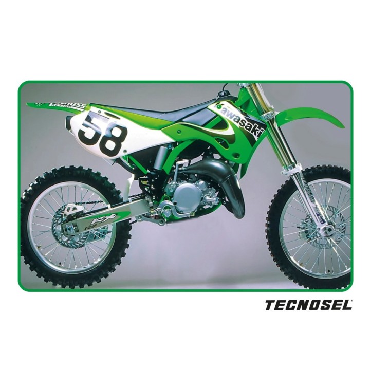 TECNOSEL (blackbird) pokrowiec / poszycie na siedzenie kawasaki kx 125/250 '99-'02, replica oem kawasaki '00,