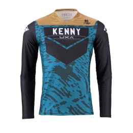 KENNY RACING KOSZULKA CROSS/ENDURO MODEL PERFORMANCE STONE BLUE