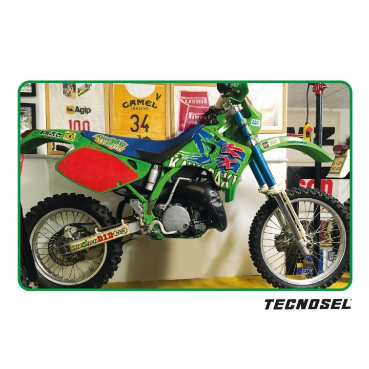 BLACKBIRD pokrowiec / poszycie na siedzenie kawasaki kx 125/250 '92-'93 replica team kawasaki 1993