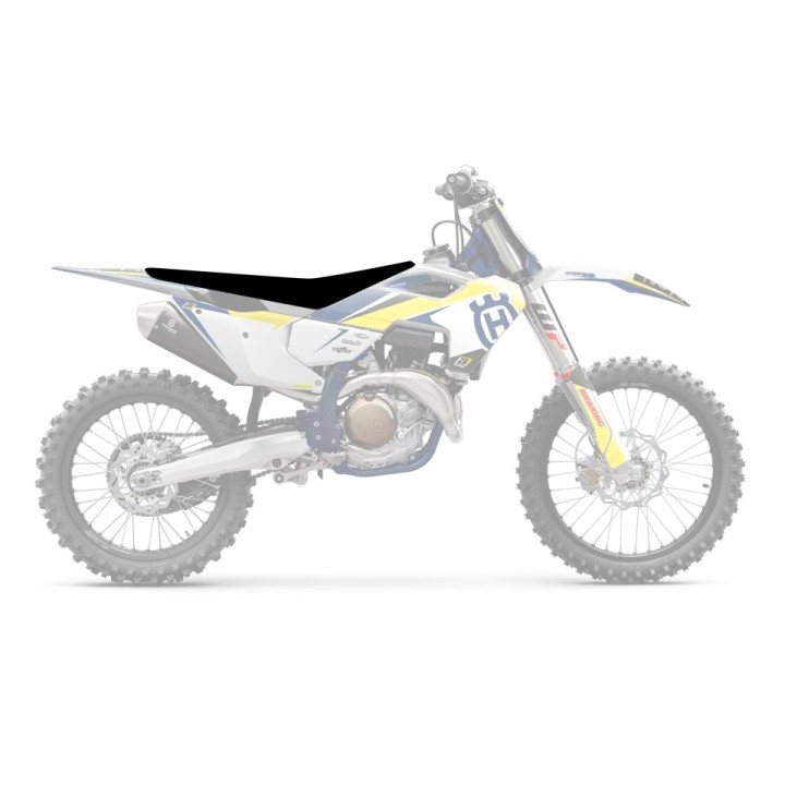 BLACKBIRD pokrowiec / poszycie na siedzenie husqvarna tc/fc 125/250/350/450 '23 (fc/tc all models) pyramide kolr czarny
