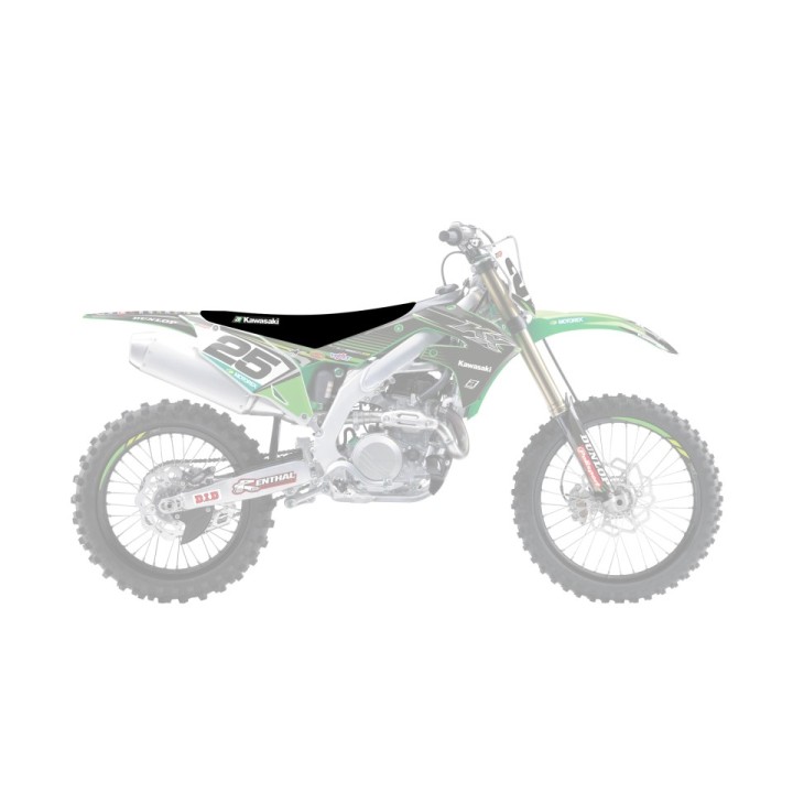 BLACKBIRD pokrowiec / poszycie na siedzenie kawasaki kxf 250 '21-'23, kxf 450 '19-'23 zebra 2023