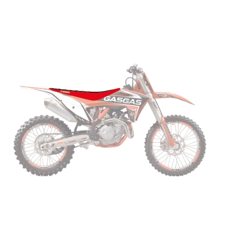 BLACKBIRD pokrowiec / poszycie na siedzenie gas gas mc '24-'25; ec '24-'25 (mc/ec all models '24-'25) double grip 3 czerwony cz…