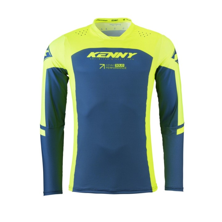 KENNY RACING KOSZULKA CROSS/ENDURO MODEL PERFORMANCE SOLID NEON YELLOW