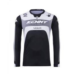 KENNY RACING KOSZULKA CROSS/ENDURO MODEL TRACK FOCUS BLACK/WHITE