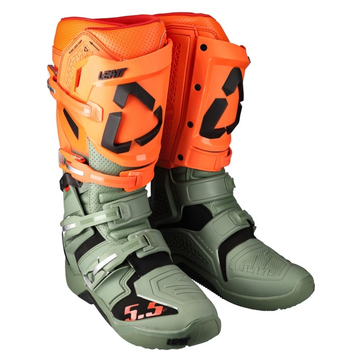 LEATT BUTY CROSS 5.5 FLEXLOCK ENDURO BOOTS CACTUS