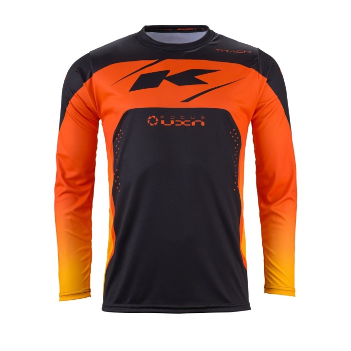 KENNY RACING KOSZULKA CROSS/ENDURO MODEL TRACK KID/JUNIOR NEON GREY/ORANGE