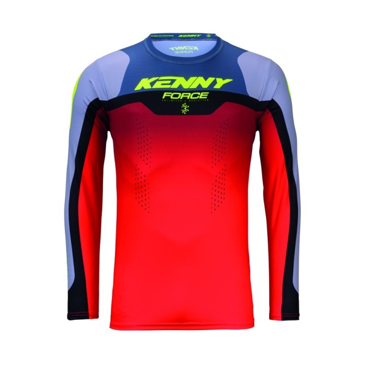 KENNY RACING KOSZULKA CROSS/ENDURO FORCE BEACH GREY/RED