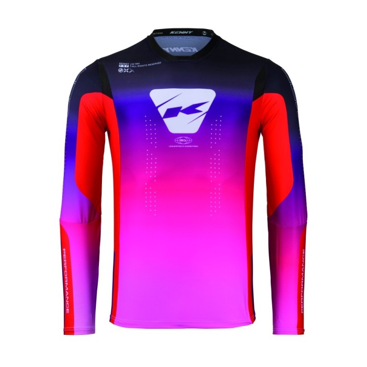 KENNY RACING KOSZULKA CROSS/ENDURO PERFORMANCE KID/JUNIOR/DZECIĘCE PURPLE