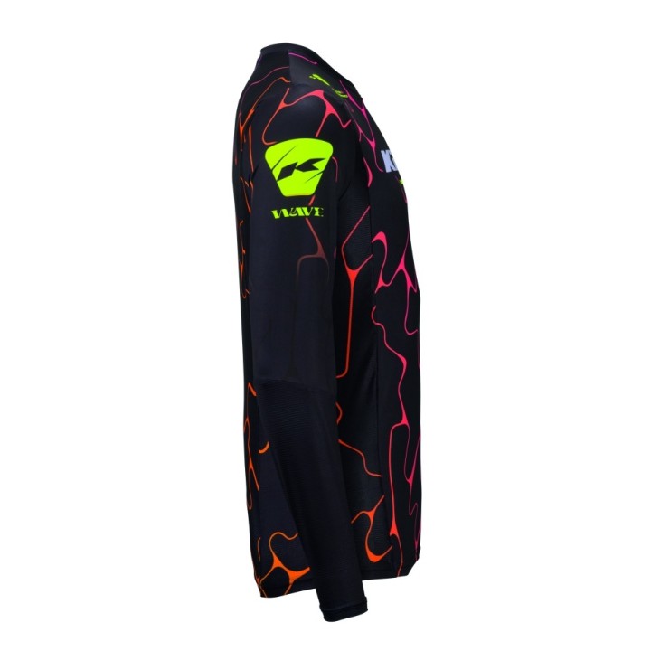 KENNY RACING KOSZULKA CROSS/ENDURO PERFORMANCE KID/JUNIOR/DZECIĘCE WAVE BLACK