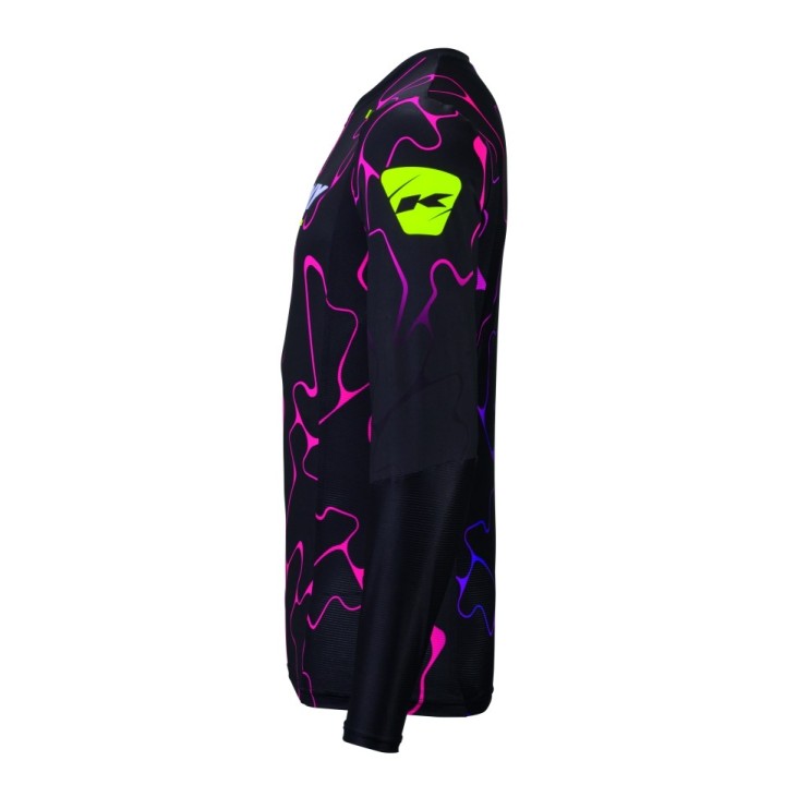 KENNY RACING KOSZULKA CROSS/ENDURO PERFORMANCE KID/JUNIOR/DZECIĘCE WAVE BLACK