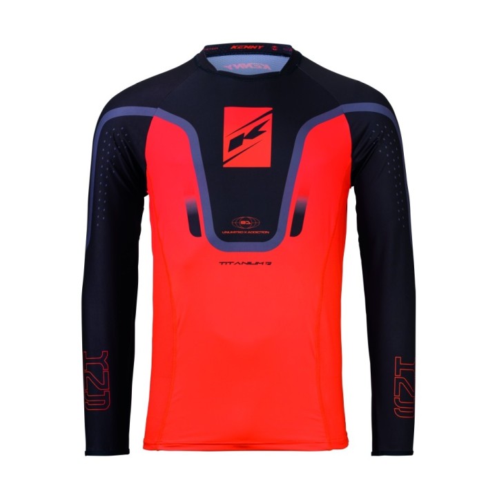 KENNY RACING KOSZULKA CROSS/ENDURO TITANIUM GRADIENT ORANGE
