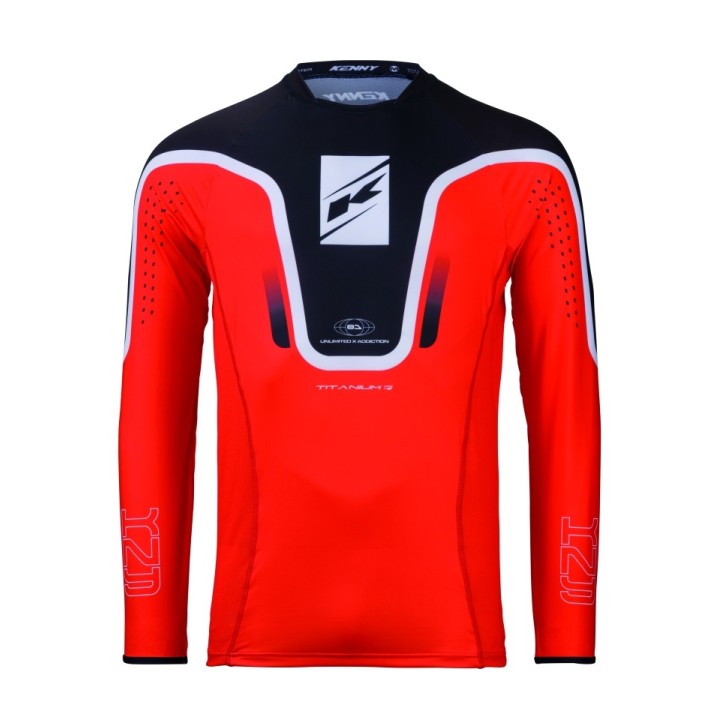 KENNY RACING KOSZULKA CROSS/ENDURO TITANIUM RED
