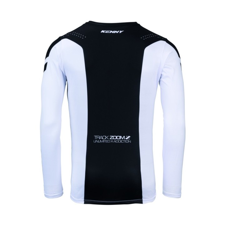 KENNY RACING KOSZULKA CROSS/ENDURO TRACK ZOOM BLACK WHITE