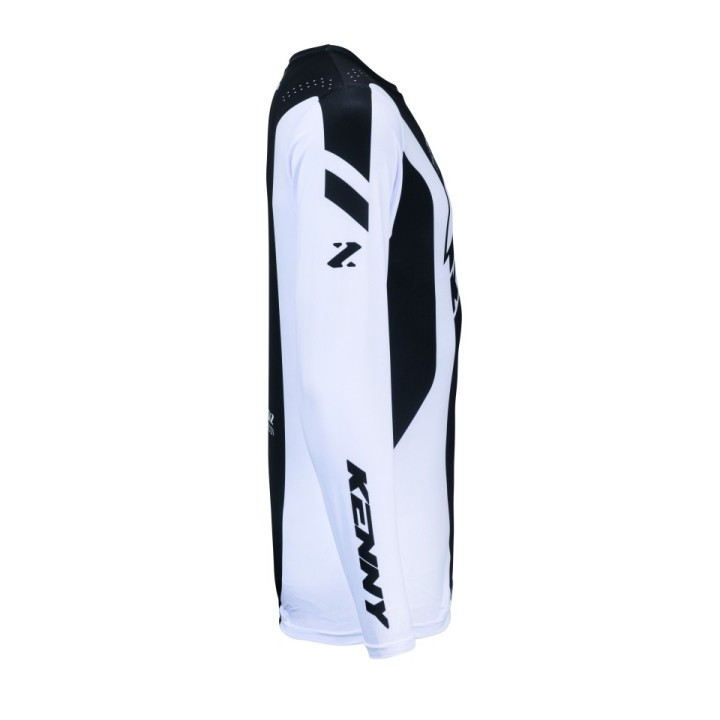 KENNY RACING KOSZULKA CROSS/ENDURO TRACK ZOOM BLACK WHITE