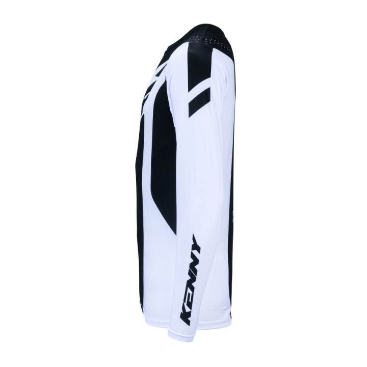 KENNY RACING KOSZULKA CROSS/ENDURO TRACK ZOOM BLACK WHITE