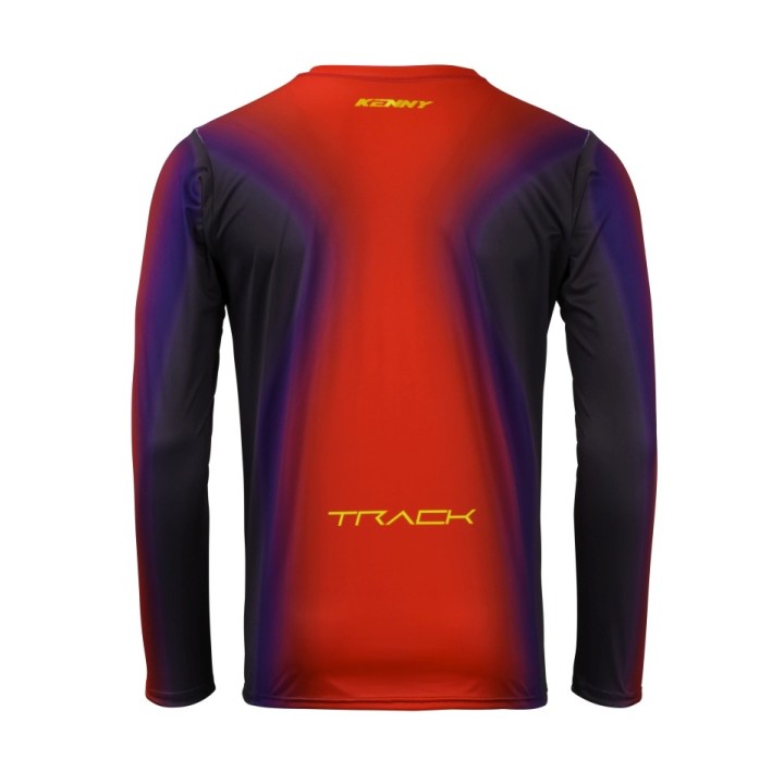KENNY RACING KOSZULKA CROSS/ENDURO TRACK KID/JUNIOR/DZECIĘCE FOCUS RED
