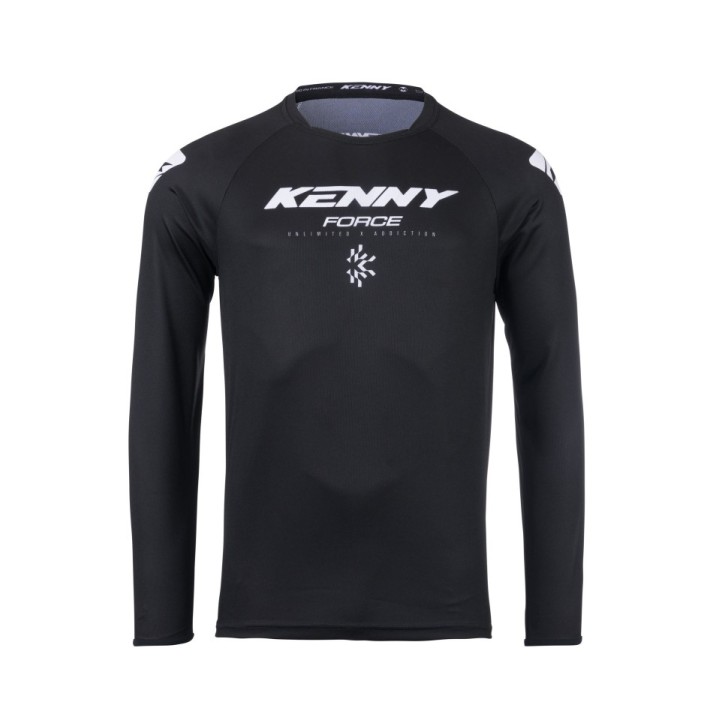 KENNY RACING KOSZULKA CROSS/ENDURO TRACK KID/JUNIOR/DZECIĘCE FOCUS BLACK