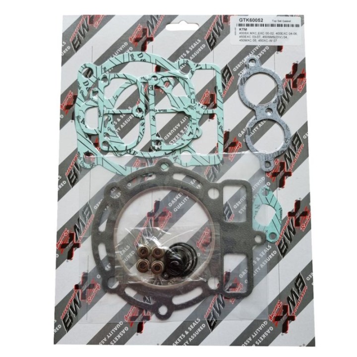 Silnik BEARING WORX uszczelki top-end ktm EXC 450 '03-'07, exc-g 400/450 racing '04-'06, EXC 400 '00-'02, mxc 400 racing '01-'0…