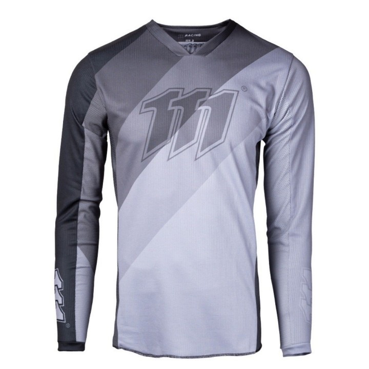 111 RACING WYPRZEDAŻ KOSZULKA MOTO 111.3 - GUNMETAL