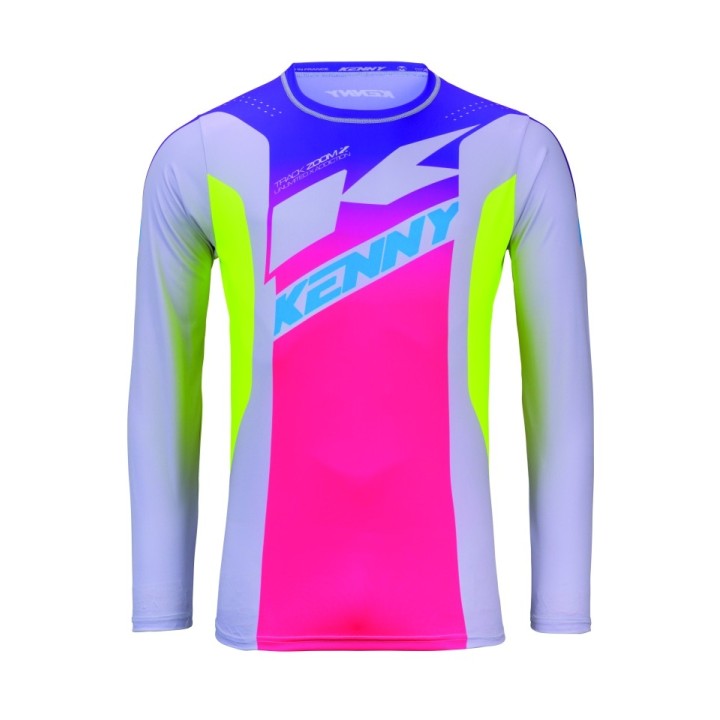 KENNY RACING KOSZULKA CROSS/ENDURO TRACK KID/JUNIOR/DZECIĘCE ZOOM GREY