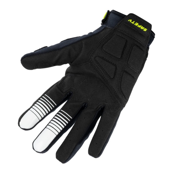 KENNY RACING RĘKAWICE CROSS/ENDURO MODEL SAFETY BLACK/GREY/YELLOW