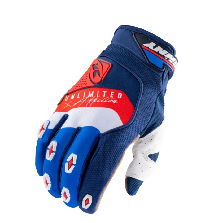 KENNY RACING RĘKAWICE CROSS/ENDURO MODEL SAFETY NAVY/WHITE/RED