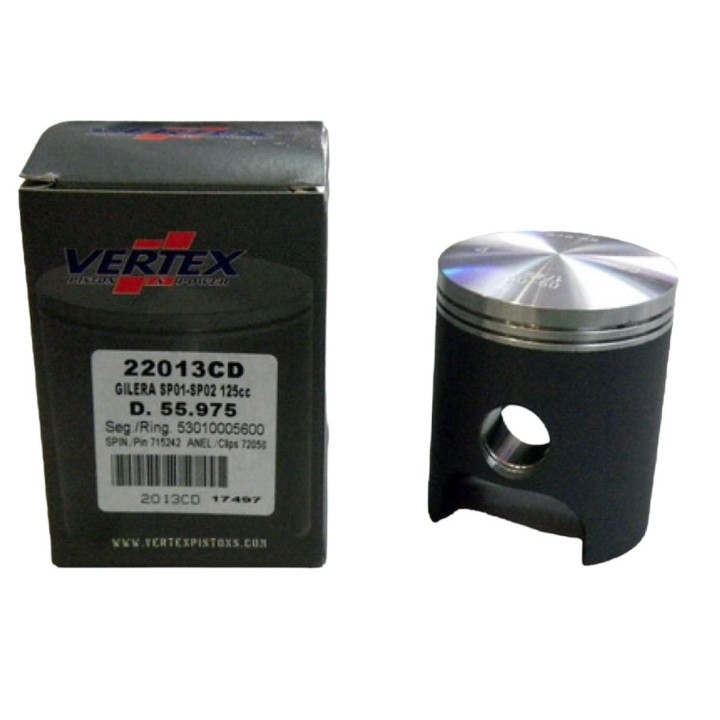 Silnik VERTEX tłok gilera 125 (SP01, SP02) (55,995MM) (pierścienie 53010005600 x 2 szt)