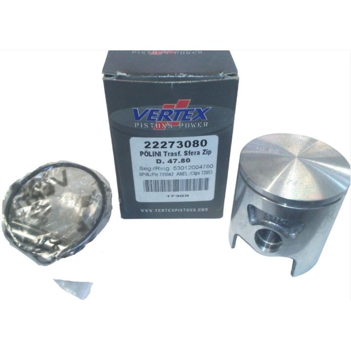 Silnik VERTEX tłok polini sfera, quarz, typhoon 47,95MM sworzeń 12MM (pierścienie 53012004800 x 1 szt.)
