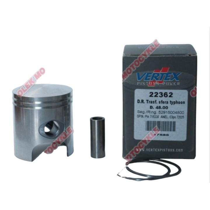 Silnik VERTEX tłok top performances skutery 50 (kit 75CCM) (49,00MM=+1,00) sworzeń 12MM