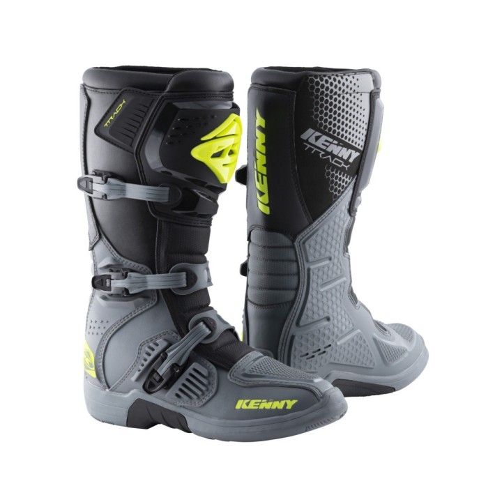 KENNY RACING BUTY CROSS/ENDURO MODEL TRACK GREY/NEON YELLOW