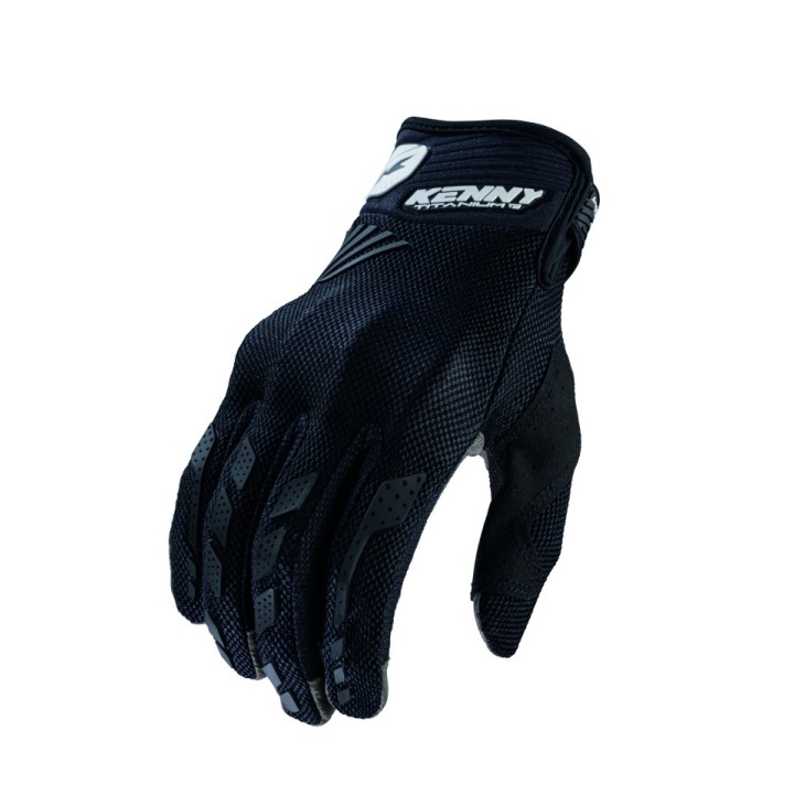 KENNY RACING RĘKAWICE D3O TITANIUM BLACK