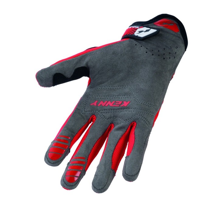 KENNY RACING RĘKAWICE D3O TITANIUM RED